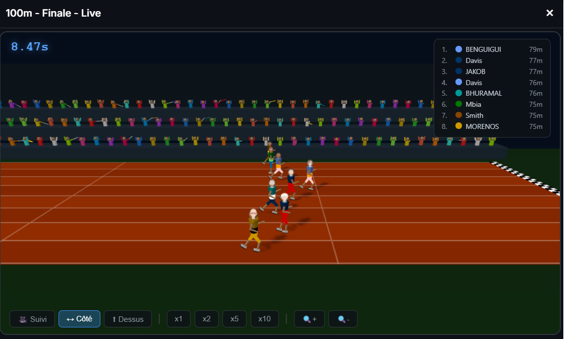 Live 3D — Suivez les courses en temps réel